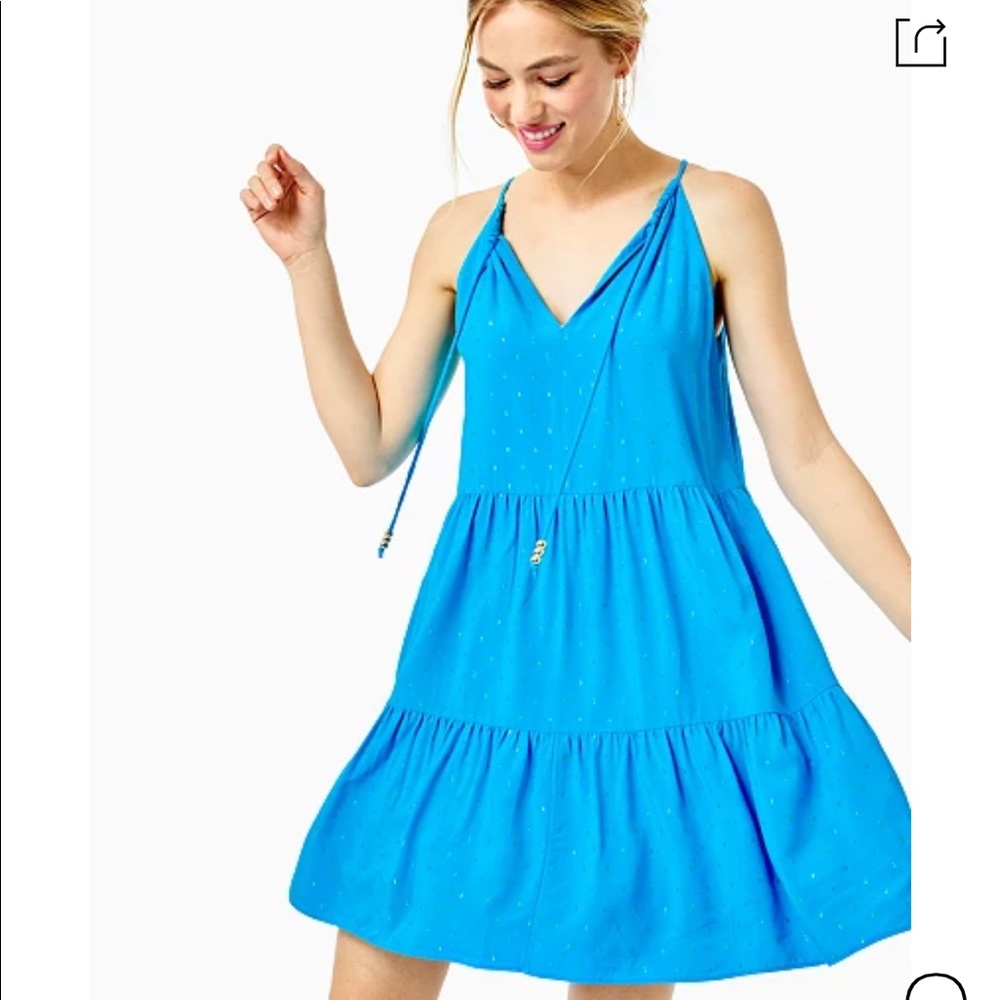 Lilly Pulitzer toile swing dress